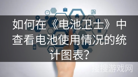 如何在《电池卫士》中查看电池使用情况的统计图表？