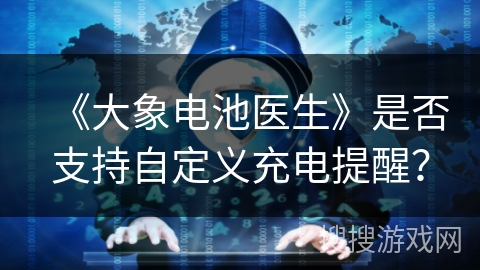 《大象电池医生》是否支持自定义充电提醒？