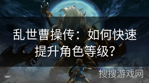 乱世曹操传：如何快速提升角色等级？