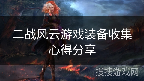 二战风云游戏装备收集心得分享