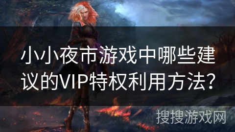 小小夜市游戏中哪些建议的VIP特权利用方法？