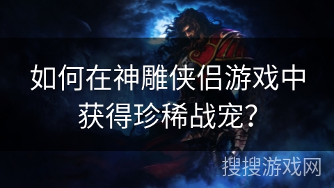 如何在神雕侠侣游戏中获得珍稀战宠？