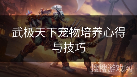 武极天下宠物培养心得与技巧