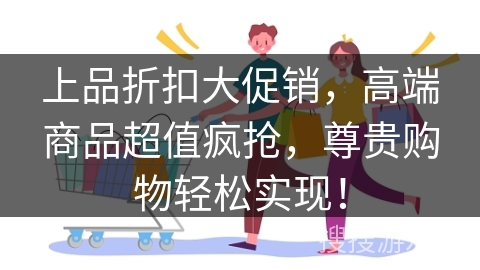 上品折扣大促销，高端商品超值疯抢，尊贵购物轻松实现！
