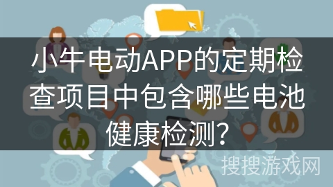 小牛电动APP的定期检查项目中包含哪些电池健康检测？