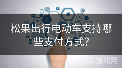 松果出行电动车支持哪些支付方式？