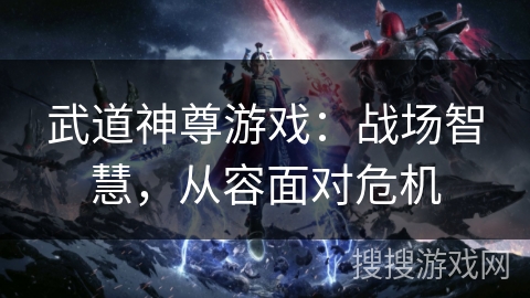 武道神尊游戏：战场智慧，从容面对危机