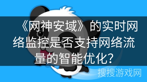 《网神安域》的实时网络监控是否支持网络流量的智能优化？