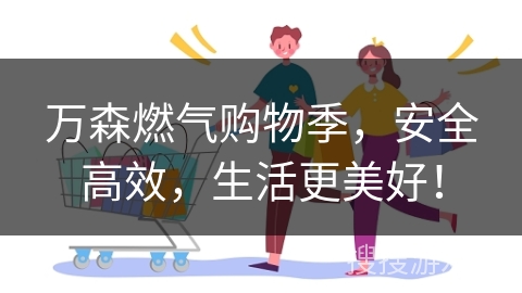 万森燃气购物季，安全高效，生活更美好！