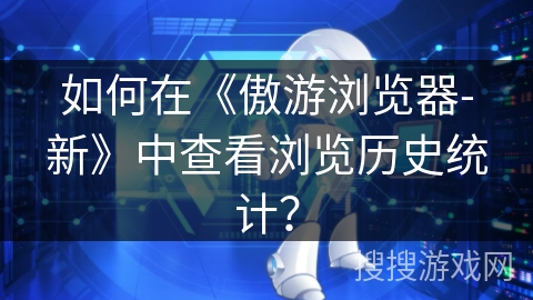 如何在《傲游浏览器-新》中查看浏览历史统计？