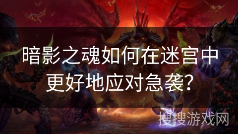 暗影之魂如何在迷宫中更好地应对急袭？
