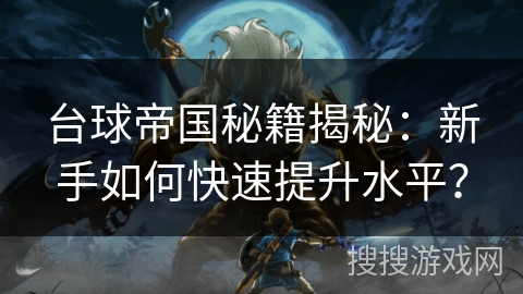 台球帝国秘籍揭秘：新手如何快速提升水平？