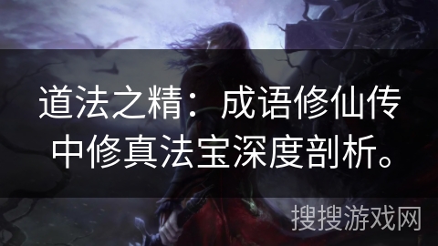 道法之精：成语修仙传中修真法宝深度剖析。