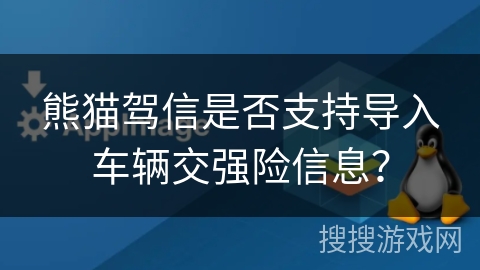 熊猫驾信是否支持导入车辆交强险信息？