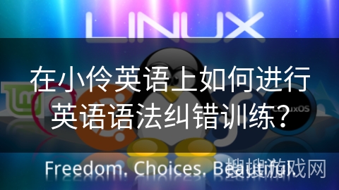 在小伶英语上如何进行英语语法纠错训练？