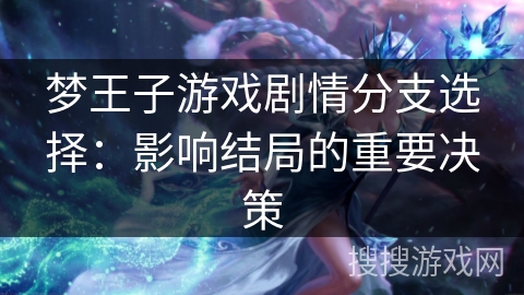梦王子游戏剧情分支选择：影响结局的重要决策