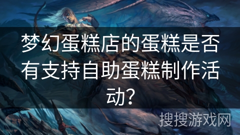 梦幻蛋糕店的蛋糕是否有支持自助蛋糕制作活动？