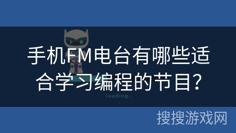 手机FM电台有哪些适合学习编程的节目？