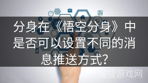 分身在《悟空分身》中是否可以设置不同的消息推送方式？