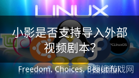 小影是否支持导入外部视频剧本？