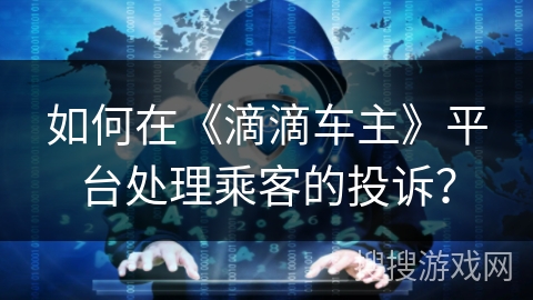 如何在《滴滴车主》平台处理乘客的投诉？