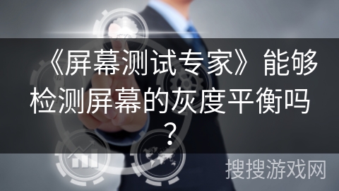 《屏幕测试专家》能够检测屏幕的灰度平衡吗？