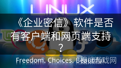 《企业密信》软件是否有客户端和网页端支持？