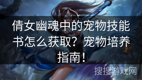 倩女幽魂中的宠物技能书怎么获取？宠物培养指南！
