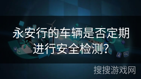 永安行的车辆是否定期进行安全检测？