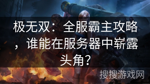 极无双：全服霸主攻略，谁能在服务器中崭露头角？