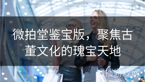 微拍堂鉴宝版，聚焦古董文化的瑰宝天地