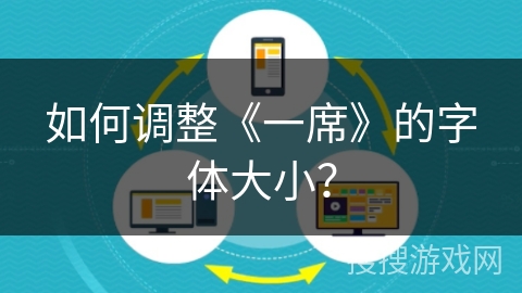 如何调整《一席》的字体大小？