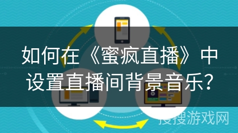 如何在《蜜疯直播》中设置直播间背景音乐？