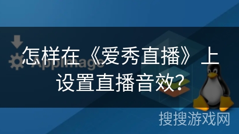 怎样在《爱秀直播》上设置直播音效？