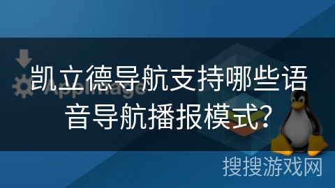 凯立德导航支持哪些语音导航播报模式？
