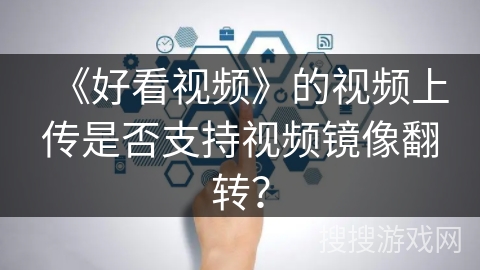 《好看视频》的视频上传是否支持视频镜像翻转？