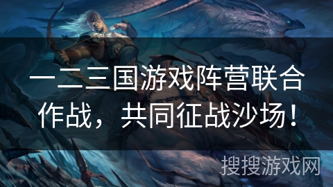 一二三国游戏阵营联合作战，共同征战沙场！