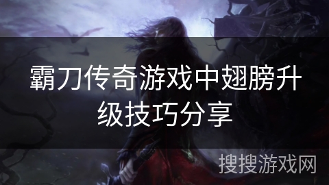 霸刀传奇游戏中翅膀升级技巧分享