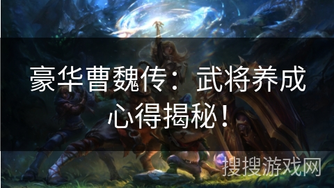 豪华曹魏传：武将养成心得揭秘！