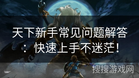 天下新手常见问题解答：快速上手不迷茫！