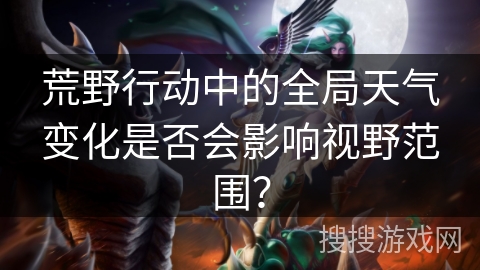 荒野行动中的全局天气变化是否会影响视野范围？