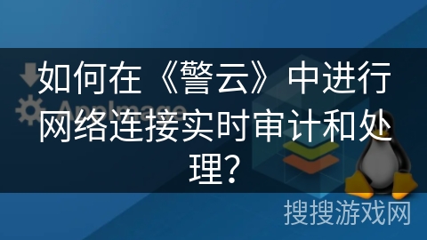 如何在《警云》中进行网络连接实时审计和处理？