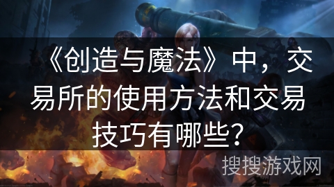 《创造与魔法》中，交易所的使用方法和交易技巧有哪些？