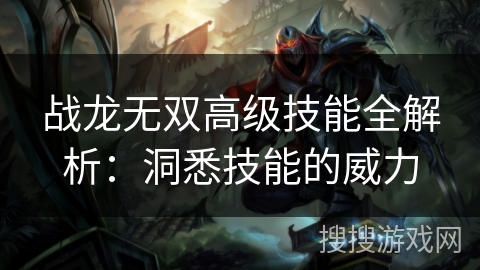 战龙无双高级技能全解析：洞悉技能的威力