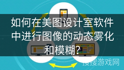 如何在美图设计室软件中进行图像的动态雾化和模糊？