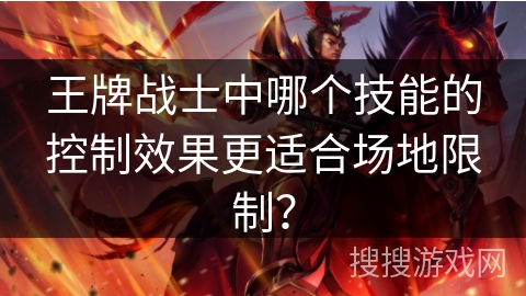 王牌战士中哪个技能的控制效果更适合场地限制？