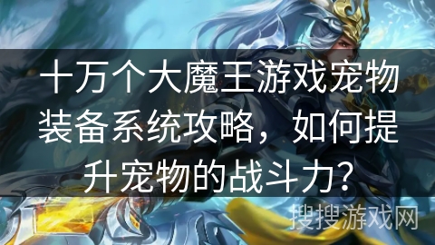 十万个大魔王游戏宠物装备系统攻略，如何提升宠物的战斗力？