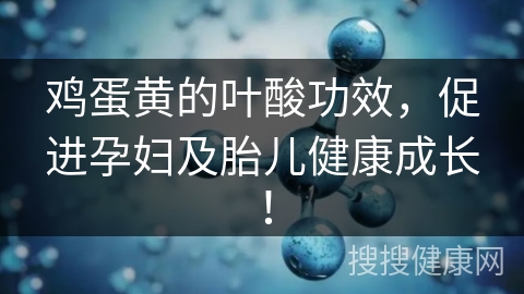 鸡蛋黄的叶酸功效，促进孕妇及胎儿健康成长！