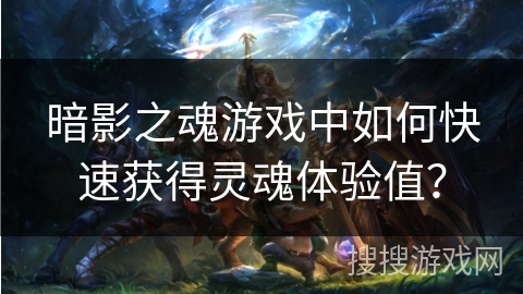 暗影之魂游戏中如何快速获得灵魂体验值？