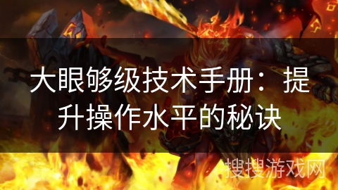 大眼够级技术手册：提升操作水平的秘诀